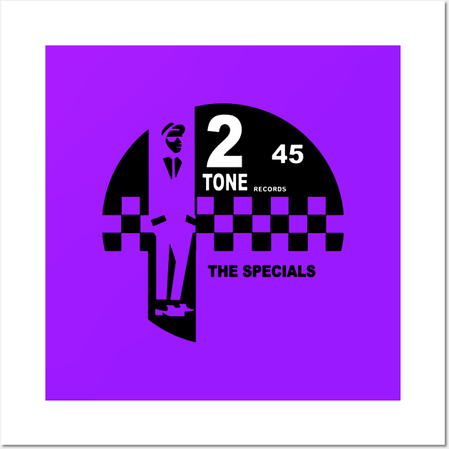 2 Tone Records Scarf Music Wall Art by midel